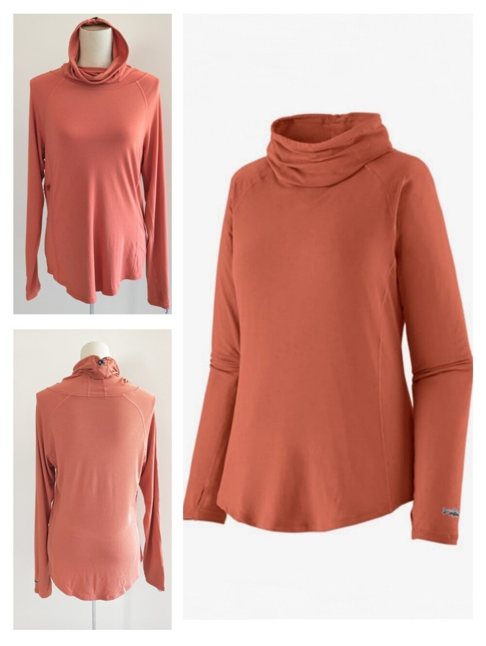 Patagonia Women's Tropic Comfort Natural Long-Sleeve Cowl Neck Shirt